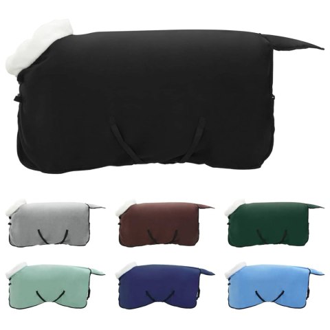 Koc dla Koni Czarny 105CM Polarowy