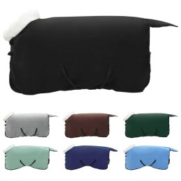 Koc dla Koni Czarny 135CM Polarowy