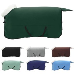 Koc dla Koni Pełny ciemnozielony 155CM Polarowy