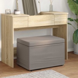 VidaXL Halka Ciemnoszary 61 x 41 x 40 cm Tkanina i drewno inżynieryjne