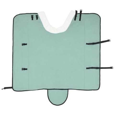 Koc dla Koni Pełny ciemnozielony 135CM Polarowy