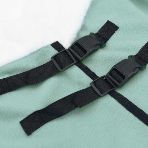 Koc dla Koni Pełny ciemnozielony 145CM Polarowy