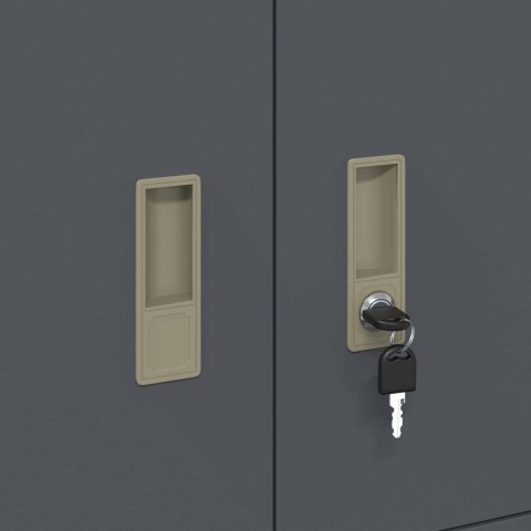 SZAFKA DO PRZECHOWYWANIA ANTRACYT 80X 40X 40CM