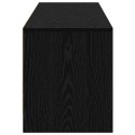 SZAFKA POD TELEWIZOR Z LED CZARNY DĄB 140X 34X 40CM