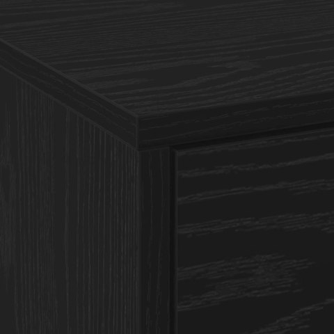 SZAFKA POD TELEWIZOR Z LED CZARNY DĄB 165X 34X 40CM