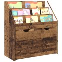 VidaXL Biblioteczka dla dzieci Stare drewno 60 x 29,5 x 69 cm