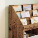 VidaXL Biblioteczka dla dzieci Stare drewno 72,5 x 29,5 x 69 cm
