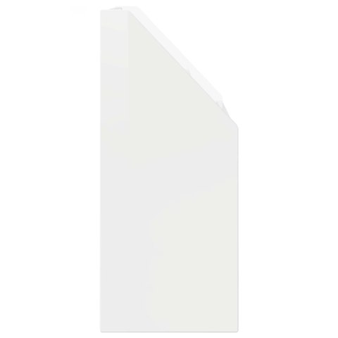 VidaXL Biblioteczka dla dzieci Wysoki połysk biały 72,5 x 29,5 x 69 cm