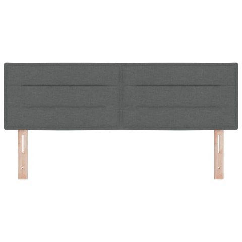 WEZGŁOWIE LED ZE LED LIGHTS CIEMNOSZARY 144CM POLIESTER