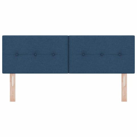 WEZGŁOWIE LED ZE LED LIGHTS NIEBIESKI 160CM POLIESTER