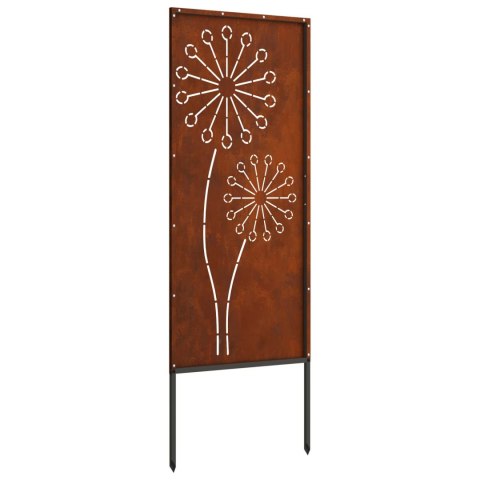 VidaXL Ekran zapewniający prywatność w ogrodzie Rdzawy 50 x 140 cm