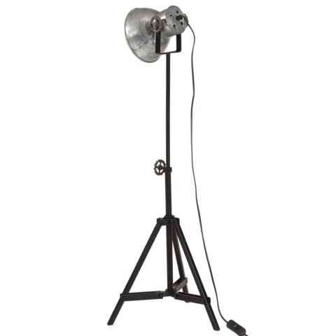 VidaXL Lampa wisząca, 25 W, srebro vintage, 35x35x65/95 cm, E27