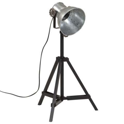 VidaXL Lampa wisząca, 25 W, srebro vintage, 35x35x65/95 cm, E27