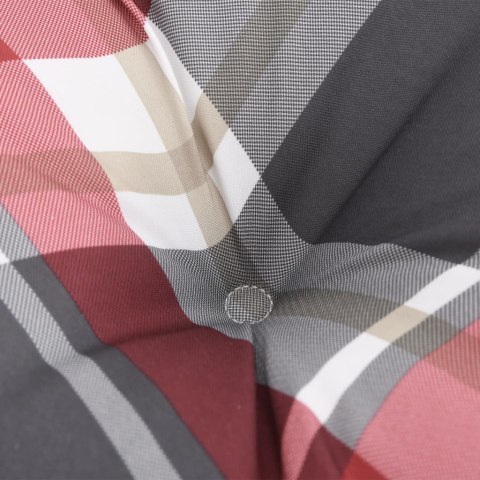 VidaXL Poduszki na sofę z palet, 2 szt., czerwona krata, tkanina