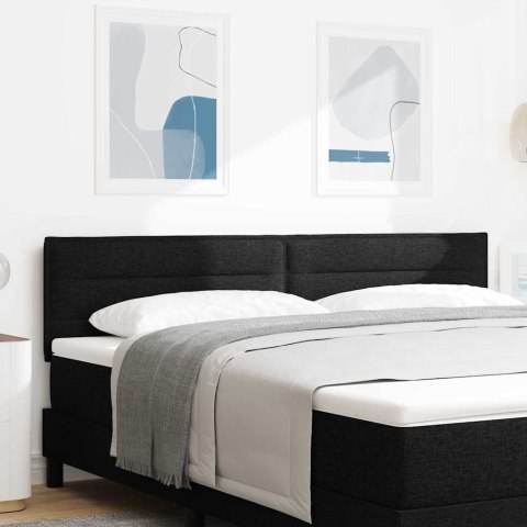 WEZGŁOWIE LED ZE LED LIGHTS CZARNY 180CM POLIESTER