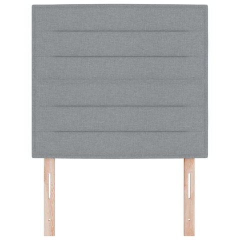 WEZGŁOWIE LED ZE LED LIGHTS JASNOSZARY 100CM POLIESTER