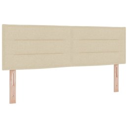 WEZGŁOWIE LED ZE LED LIGHTS KREMOWY 144CM POLIESTER