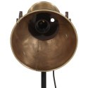 LAMPA STOŁOWA 25 W ANTYCZNY MOSIĄDZ 35X35X65/95CM E27