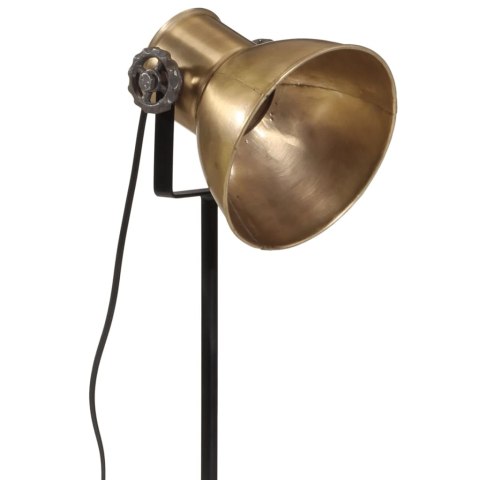 LAMPA STOŁOWA 25 W ANTYCZNY MOSIĄDZ 35X35X65/95CM E27