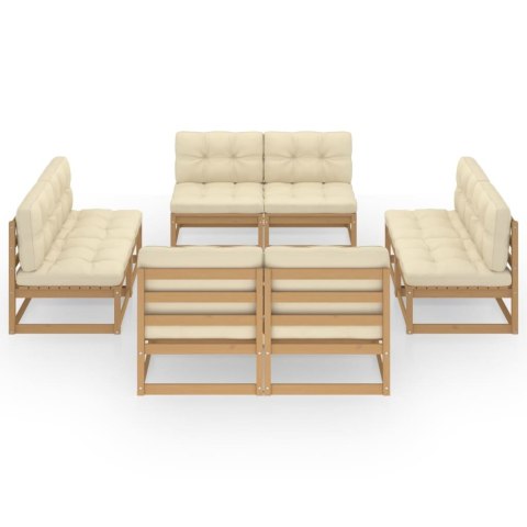 8-CZ. ZESTAW WYPOCZYNKOWY DO OGRODU Z PODUSZKAMI SOSNA