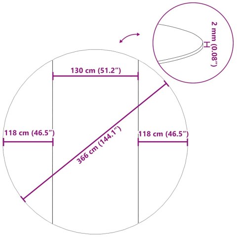 MATA OCHRONNA POD BASEN,Ø366CM GEOWŁÓKNINA POLIESTROWA
