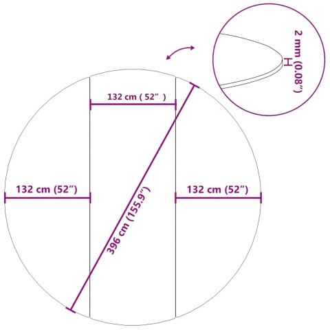 MATA POD BASEN JASNOSZARA Ø396CM GEOWŁÓKNINA POLIESTROWA