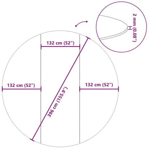 MATA POD BASEN JASNOSZARA Ø396CM GEOWŁÓKNINA POLIESTROWA