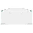 VidaXL Podstawka pod monitor / telewizor szklana 90x30x13 cm