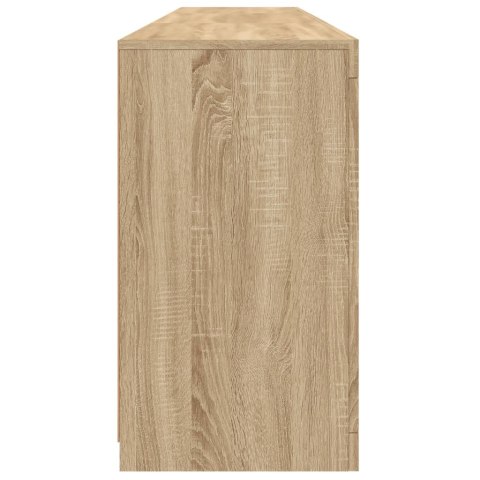 SZAFKA Z OŚWIETLENIEM LED DĄB SONOMA 181,5X37X67CM