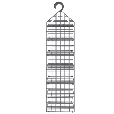 WISZĄCE ORGANIZERY DO SZAFY Z 7 PÓŁKAMI 2 SZT.