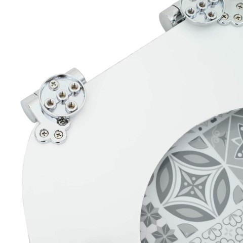 VidaXL Deska toaletowa 2 pcs Niebieska i biała porcelana 44 x 38 cm