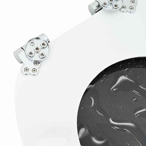 VidaXL Deska toaletowa Szary 44 x 38 cm Płyta MDF