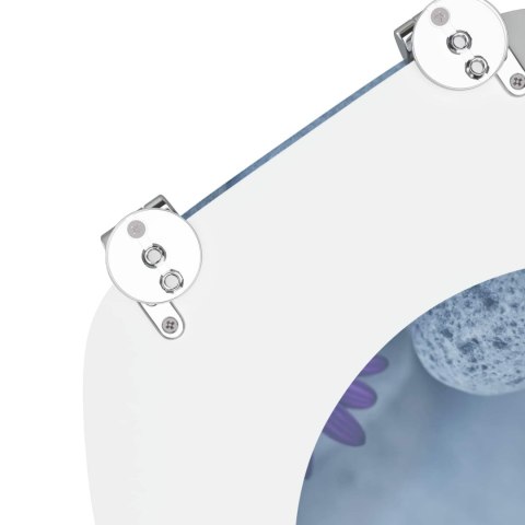 VidaXL Deska toaletowa Szary 44 x 38 cm Płyta MDF