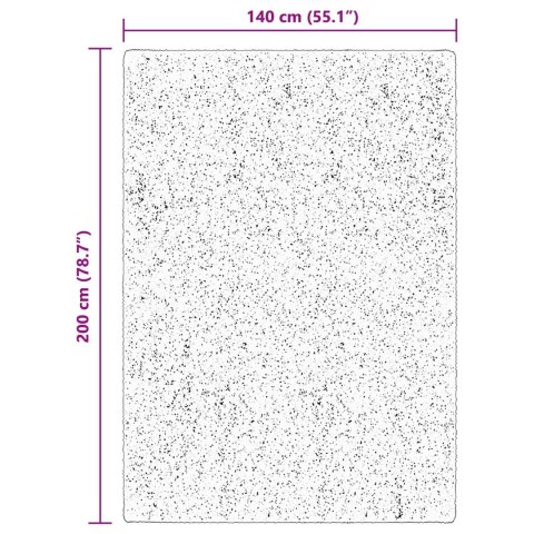 DYWAN POKOJOWY HUARTE BRĄZOWY 200X140CM