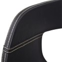 KRZESŁA DO JADALNI 4 SZT. CZARNE GIĘTE DREWNO I EKOSKÓRA