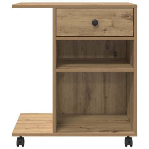 VidaXL Stojak na drukarkę Gładki Dąb rzemieślniczy 60 x 40 x 68.5 cm