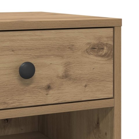 VidaXL Stojak na drukarkę Gładki Dąb rzemieślniczy 60 x 40 x 68.5 cm