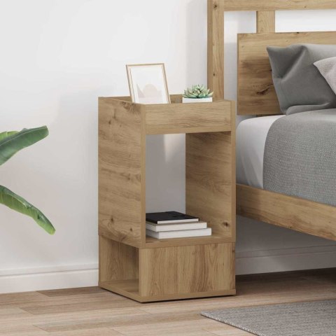 VidaXL Stolik końcowy 2 pcs Dąb rzemieślniczy 30 x 30 x 56 cm