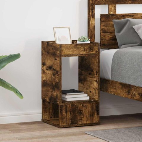 VidaXL Stolik końcowy 2 pcs Dąb wędzony 30 x 30 x 56 cm