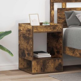 VidaXL Stolik końcowy 2 pcs Dąb wędzony 40 x 40 x 56 cm