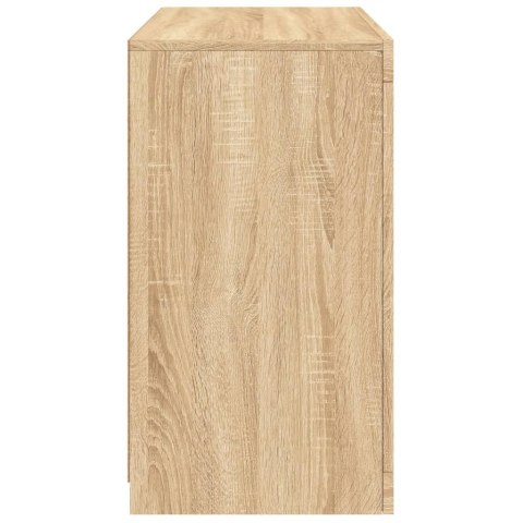 SZAFKA Z OŚWIETLENIEM LED DĄB SONOMA 60,5X37X67CM