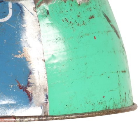 VidaXL Industrialna lampa wisząca, 25 W, kolorowa, okrągła, 41 cm, E27