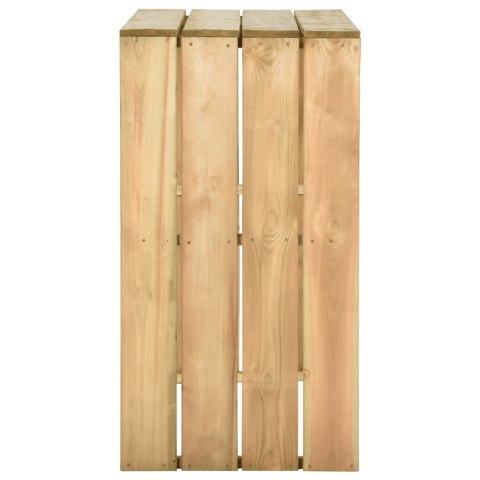 VidaXL Stół barowy, 100x60x110 cm, impregnowana sosna