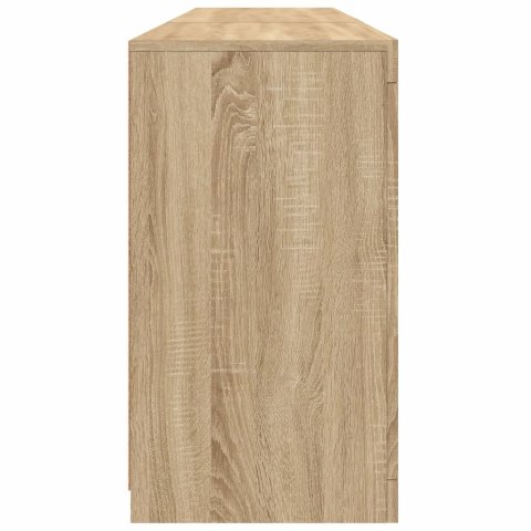 SZAFKA Z OŚWIETLENIEM LED DĄB SONOMA 162X37X67CM