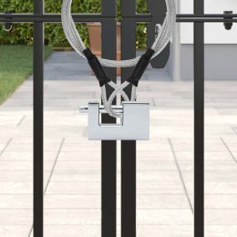 VidaXL Kłódka 12 pcs Srebrny 8,7 x 1,9 x 5,5 cm Żelazo