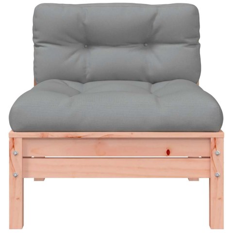 VidaXL Ogrodowa sofa bez podłokietników, z poduszkami, daglezja