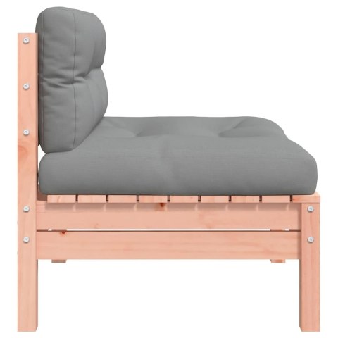 VidaXL Ogrodowa sofa bez podłokietników, z poduszkami, daglezja