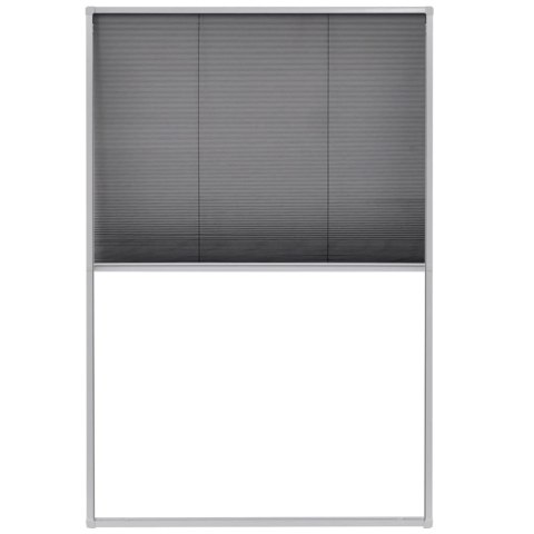 PLISOWANA MOSKITIERA OKIENNA ALUMINIUM 80X120CM
