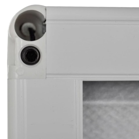 VidaXL Plisowana moskitiera okienna z roletą, aluminium, 60x80 cm