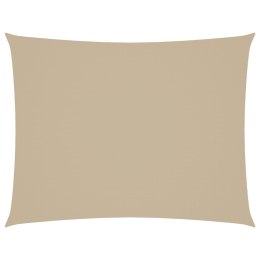 ŻAGIEL PRZECIWSŁONECZNY WODOODPORNY OGRODOWY MARKIZA TARAS 6X8 M BEŻOWY